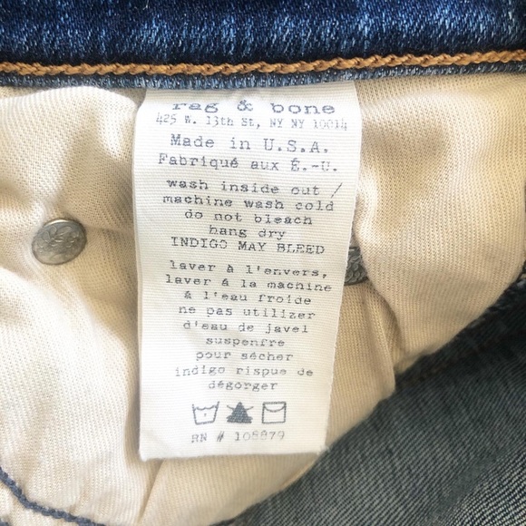 rag&bone skinny Sloane Plaid jeans - Picture 7 of 8